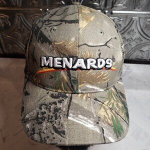 MENARDS Camouflage Master Force Owens Corning Adjustable Baseball Ball Cap Hat A